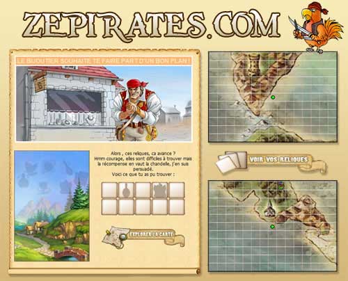 Zepirates : les tr&eacute;sors cach&eacute;s