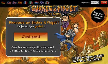 Mise à jour shakes and fidget