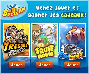 Nouveau site de jeux à cadeaux - buzzville