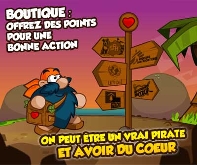 Donnez de vos points de jeux pour une oeuvre caritative