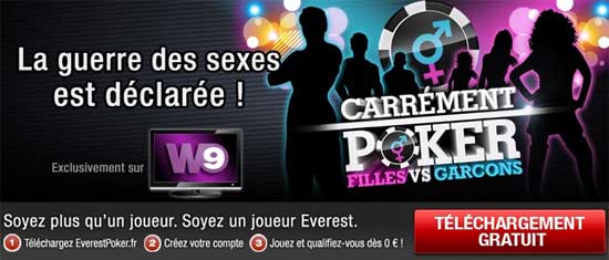 Jouer sur everest poker