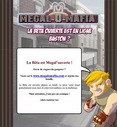 Megalomafia ouvert &agrave; tous!