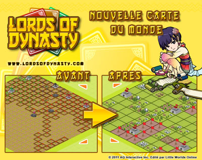Nouveaut&eacute;s sur lord of dynasty