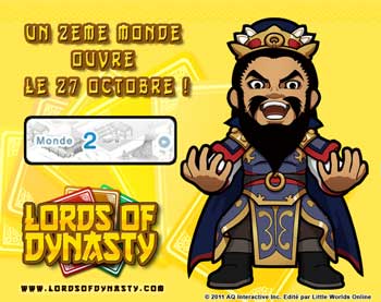 2&egrave;me monde sur lord of dynasty