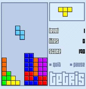 Jouer &agrave; tetris