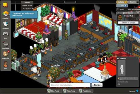 Nouveau jeu de tchat - habbo hotel