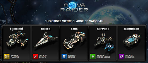 Nouveau jeu d'action spatiale - nova raider