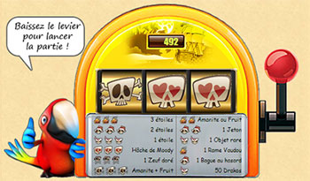 Le bandit manchot sur zepirates