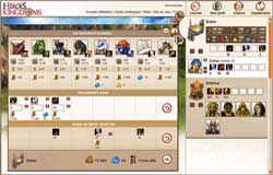 copie d'�cran de Heroes Kingdoms