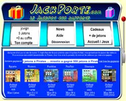 copie d'�cran de Jackporte
