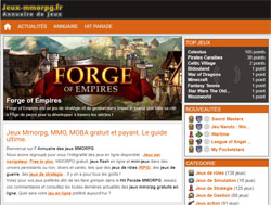 copie d'�cran de Jeux-mmorpg-fr