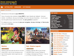copie d'�cran de Jeux-mmorpg-fr