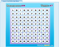 copie d'�cran de Pendu Quiz