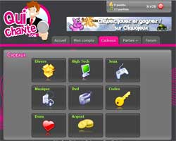 copie d'�cran de Qui Chante ?
