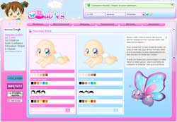 copie d'�cran de WBabies