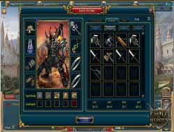 copie d'�cran de Castle Of Heroes