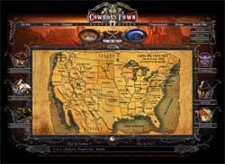 copie d'�cran de Cowboys Town
