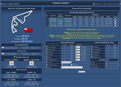 copie d'�cran de Grand Prix Racing